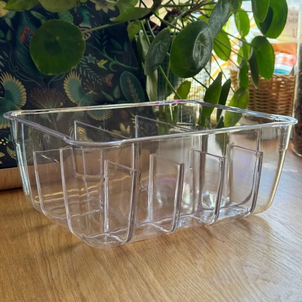 Multi-Function Organizer - Makeup/Tool + Brushes/Office Supplies, Clear